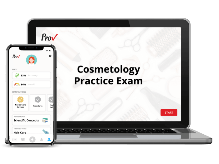 Cosmetology exam chfm cdl sgz