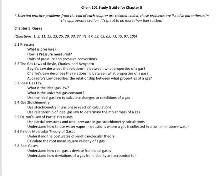 Stoichiometry chapter 11 study guide